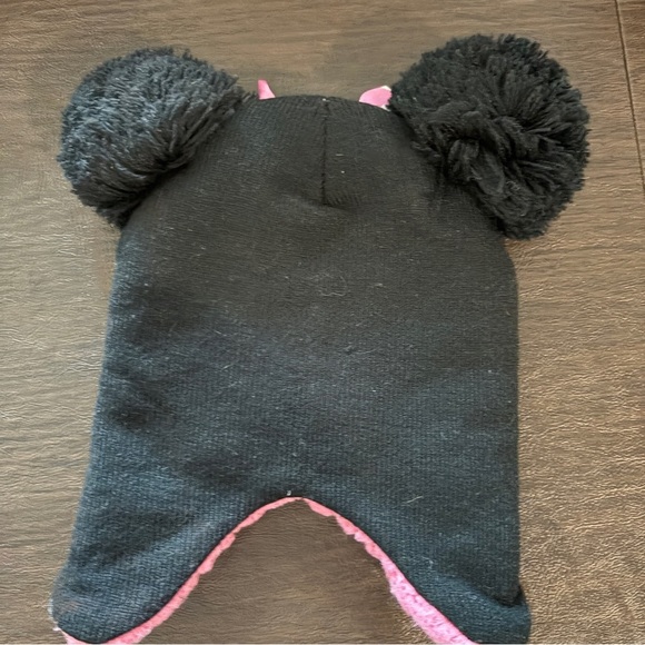 Minnie Mouse Baby Disney Fleece Pom Ears and Bow Hat - Picture 2 of 7